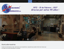Tablet Screenshot of baudracco.com.ar